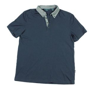 Men Perry Ellis Short Sleeve Polo Shirt Size S